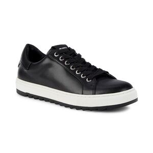 KARL LAGERFELD PARIS
Sawtooth Leather Sneakers